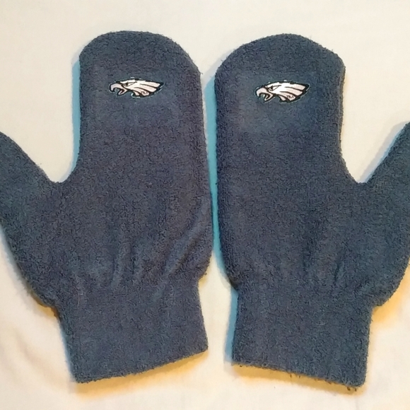 VINTAGE 90s Philadelphia Eagles Mittens/Gloves - Size XL - Picture 1 of 3